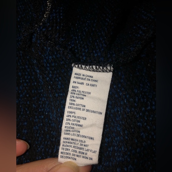 American Eagle Blue Crop Open Sweater small - Picture 7 of 7